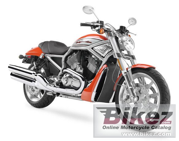 Big Harley-Davidson vrscr street rod picture and wallpaper from Bikez.com